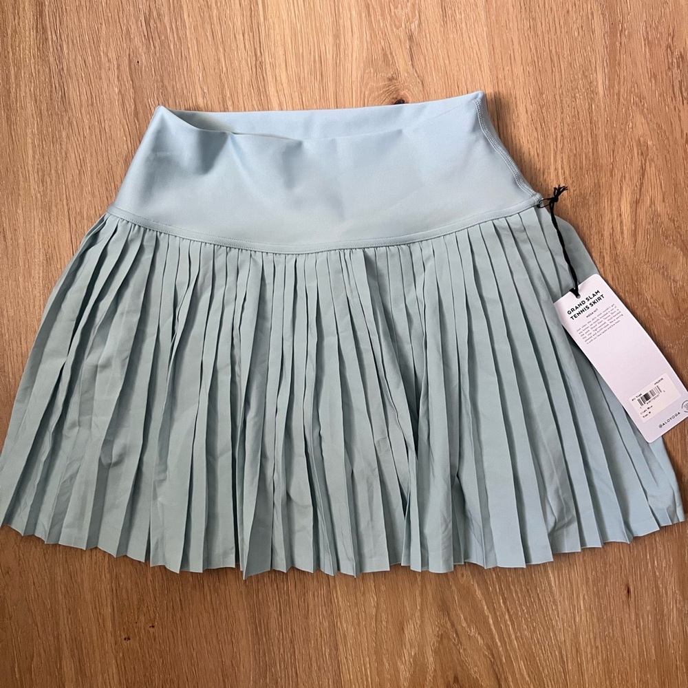ALO Yoga Grand Slam Tennis Skirt blue medium